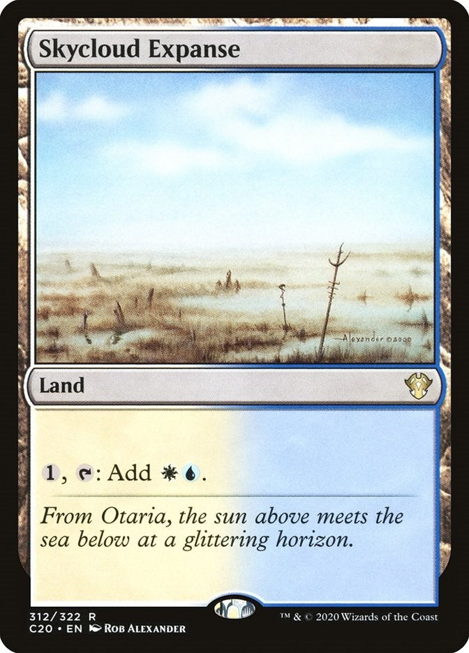 Image for Skycloud Expanse (312) [Commander 2020] - Magic: The Gathering