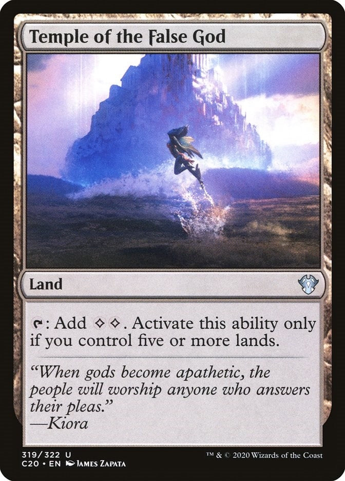 Image for Temple of the False God (319) [Commander 2020] - Magic: The Gathering