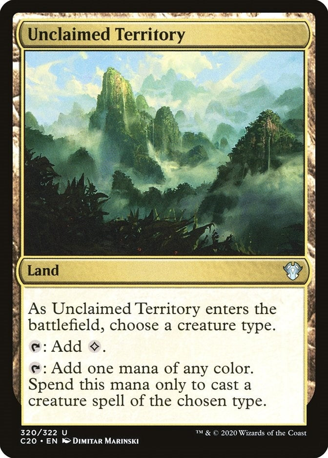 Image for Unclaimed Territory (320) [Commander 2020] - Magic: The Gathering