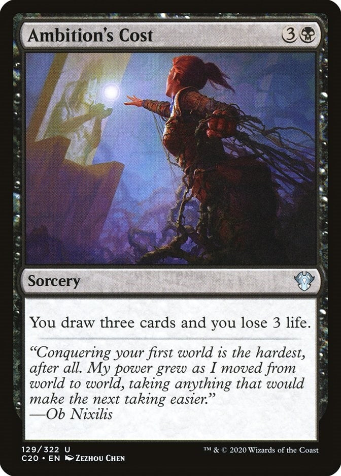 Image for Ambition's Cost (129) [Commander 2020] - Magic: The Gathering