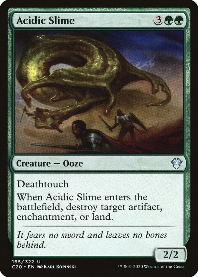 Image for Acidic Slime (165) [Commander 2020] - Magic: The Gathering