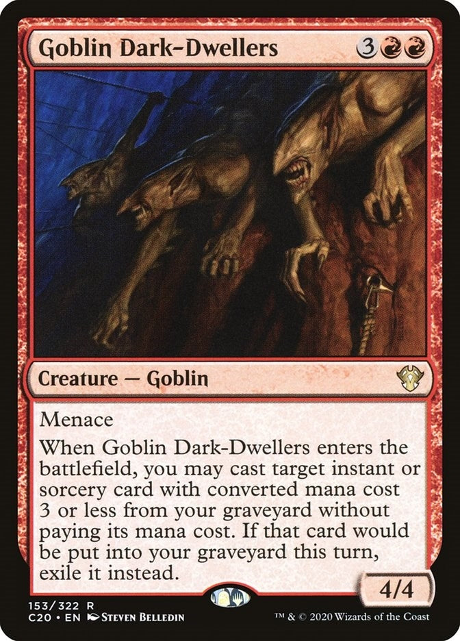 Image for Goblin Dark-Dwellers (153) [Commander 2020] - Magic: The Gathering