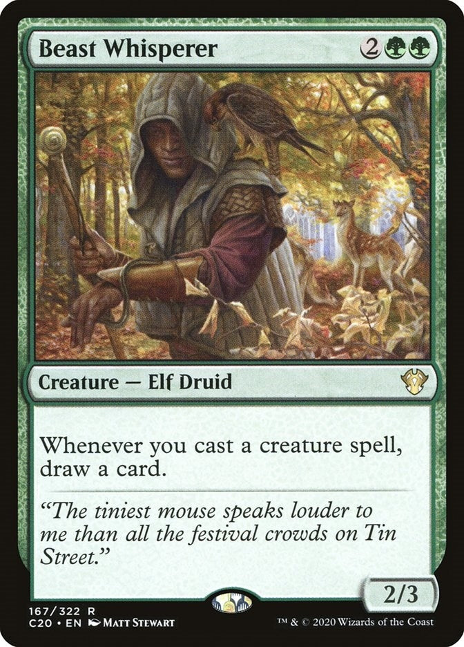 Image for Beast Whisperer (167) [Commander 2020] - Magic: The Gathering