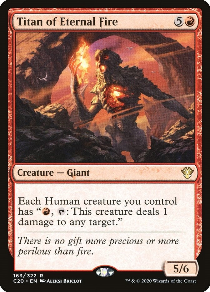 Image for Titan of Eternal Fire (163) [Commander 2020] - Magic: The Gathering