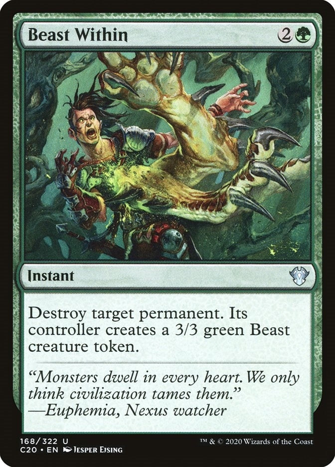 Image for Beast Within (168) [Commander 2020] - Magic: The Gathering