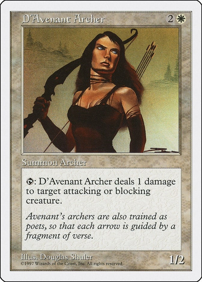 Image for D'Avenant Archer [Fifth Edition] - Magic: The Gathering
