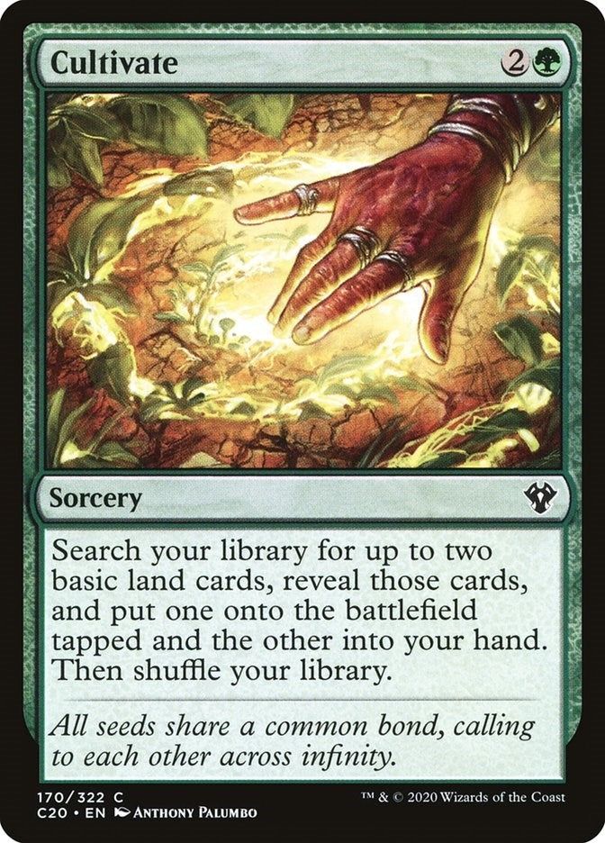 Image for Cultivate (170) [Commander 2020] - Magic: The Gathering