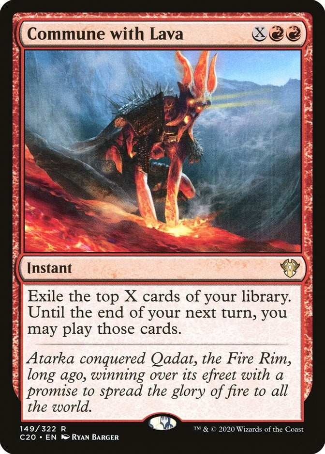 Image for Commune with Lava (149) [Commander 2020] - Magic: The Gathering