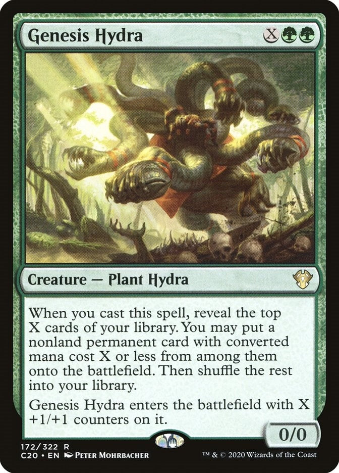 Image for Genesis Hydra (172) [Commander 2020] - Magic: The Gathering