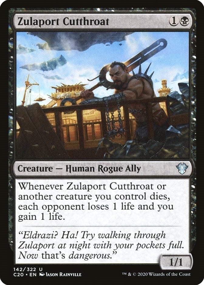 Image for Zulaport Cutthroat (142) [Commander 2020] - Magic: The Gathering