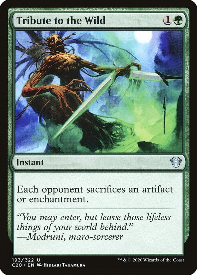 Image for Tribute to the Wild (193) [Commander 2020] - Magic: The Gathering