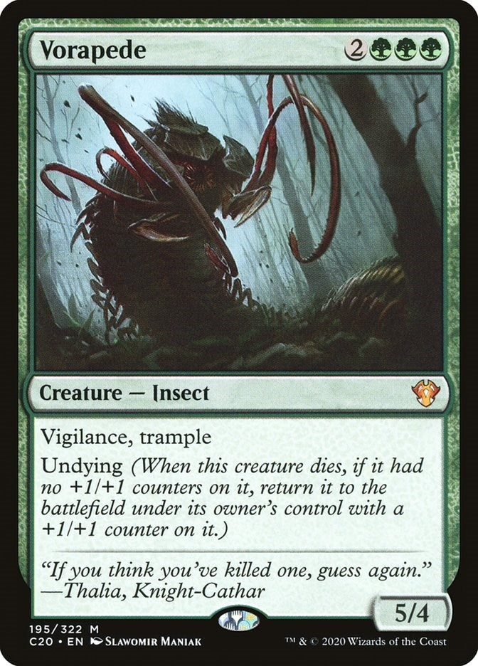 Image for Vorapede (195) [Commander 2020] - Magic: The Gathering