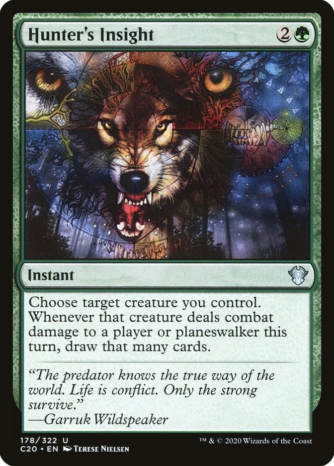 Image for Hunter's Insight (178) [Commander 2020] - Magic: The Gathering