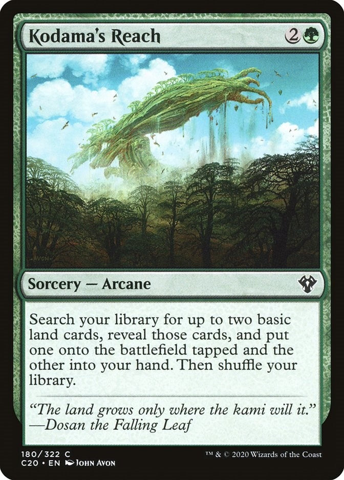 Image for Kodama's Reach (180) [Commander 2020] - Magic: The Gathering