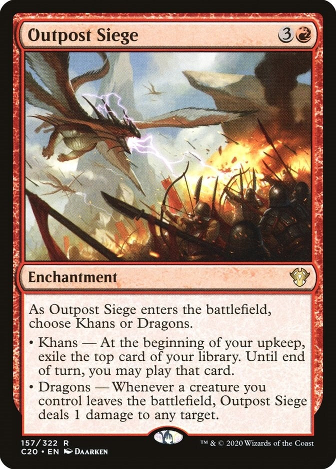 Image for Outpost Siege (157) [Commander 2020] - Magic: The Gathering