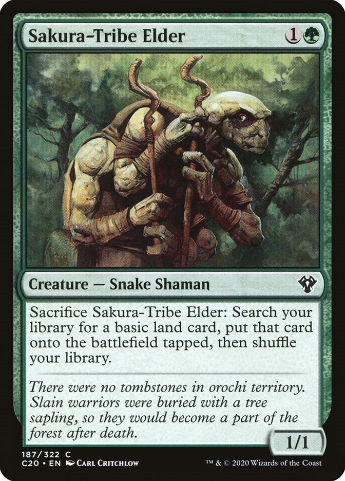 Image for Sakura-Tribe Elder (187) [Commander 2020] - Magic: The Gathering