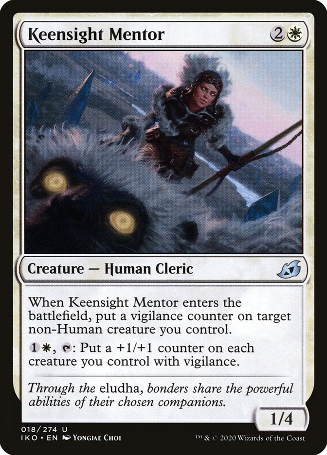 Image for Keensight Mentor (18) [Ikoria: Lair of Behemoths] - Magic: The Gathering