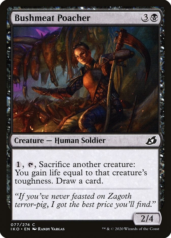 Image for Bushmeat Poacher (77) [Ikoria: Lair of Behemoths] - Magic: The Gathering