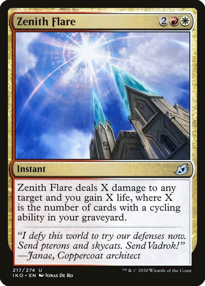 Image for Zenith Flare (217) [Ikoria: Lair of Behemoths] - Magic: The Gathering