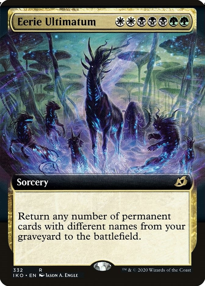 Image for Eerie Ultimatum (Extended Art) (332) [Ikoria: Lair of Behemoths] - Magic: The Gathering