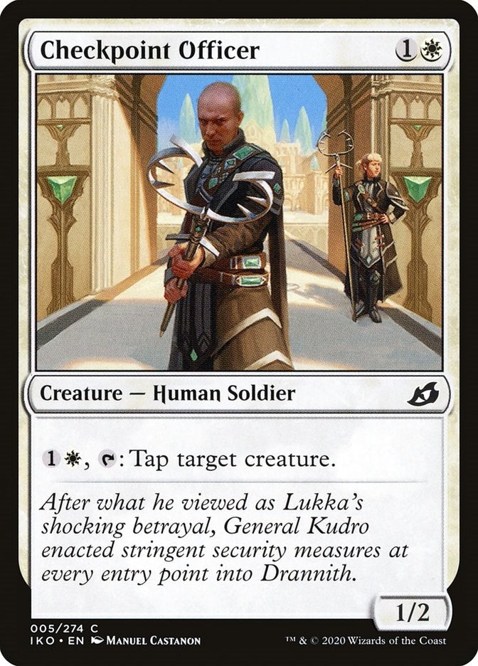 Image for Checkpoint Officer (5) [Ikoria: Lair of Behemoths] - Magic: The Gathering