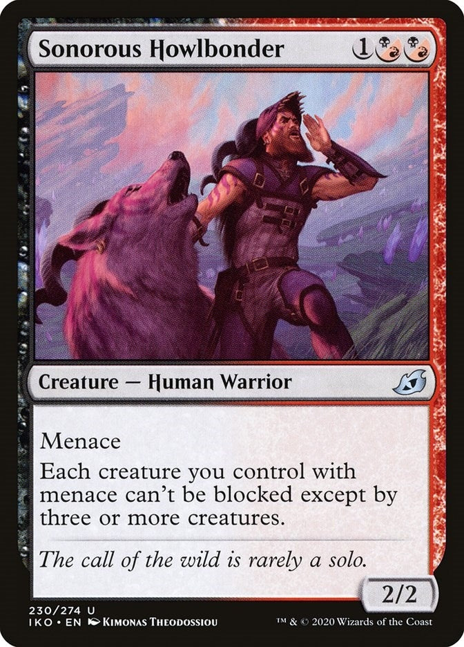 Image for Sonorous Howlbonder (230) [Ikoria: Lair of Behemoths] - Magic: The Gathering