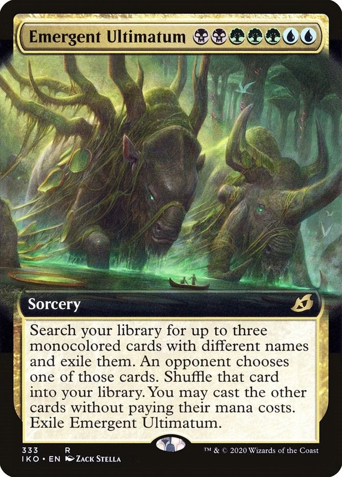 Image for Emergent Ultimatum (Extended Art) (333) [Ikoria: Lair of Behemoths] - Magic: The Gathering