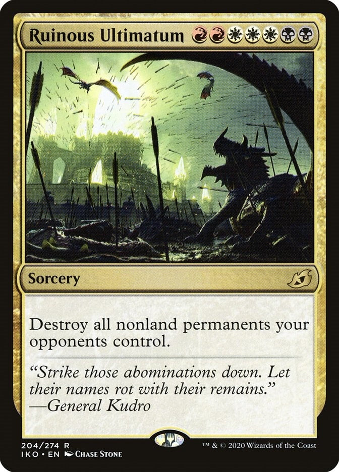 Image for Ruinous Ultimatum (204) [Ikoria: Lair of Behemoths] - Magic: The Gathering