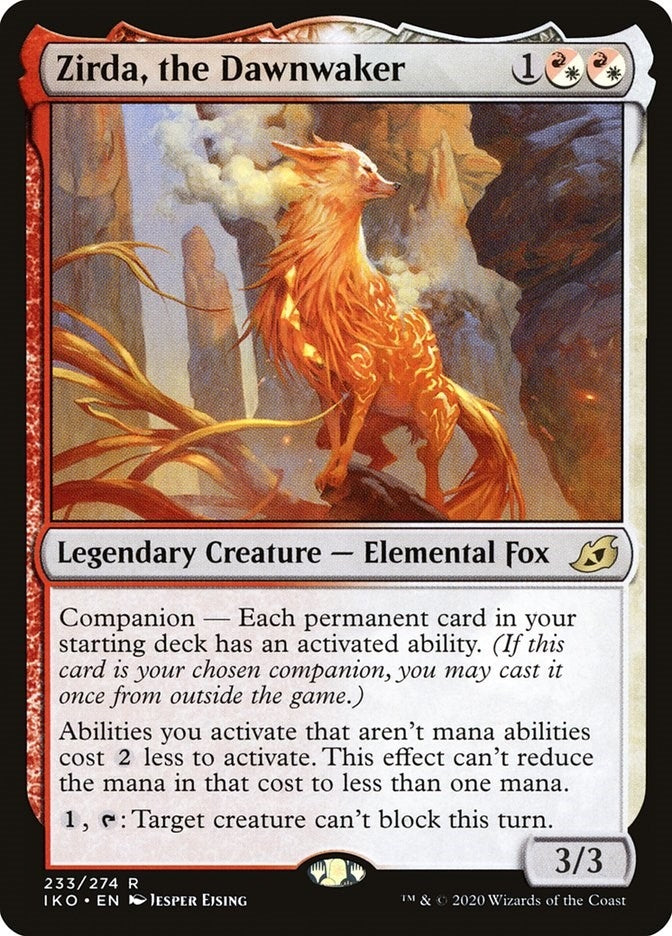 Image for Zirda, the Dawnwaker (233) [Ikoria: Lair of Behemoths] - Magic: The Gathering
