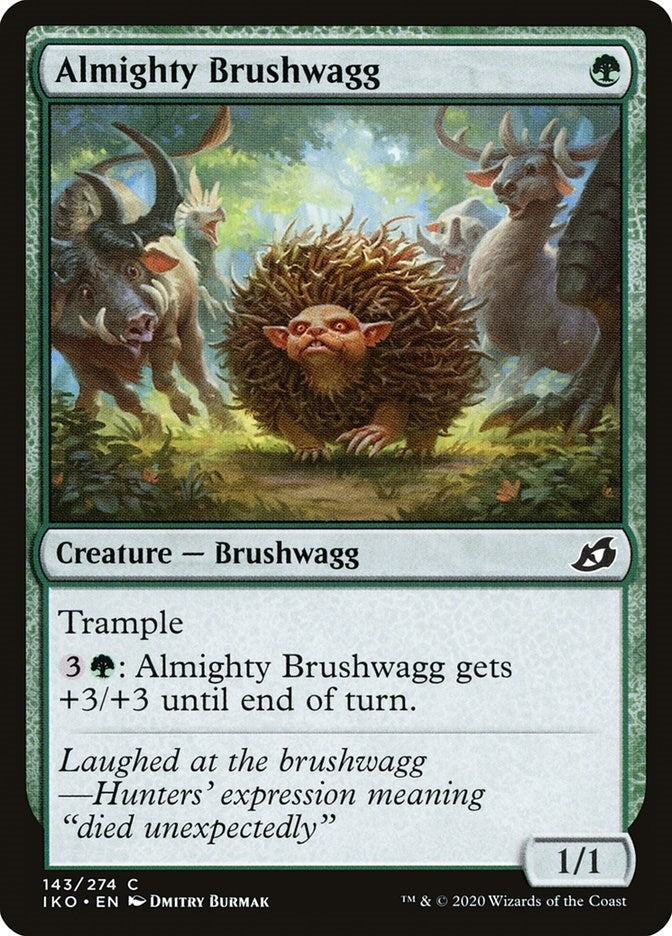 Image for Almighty Brushwagg (143) [Ikoria: Lair of Behemoths] - Magic: The Gathering