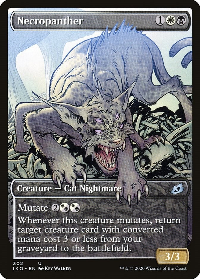 Image for Necropanther (Showcase) (302) [Ikoria: Lair of Behemoths] - Magic: The Gathering