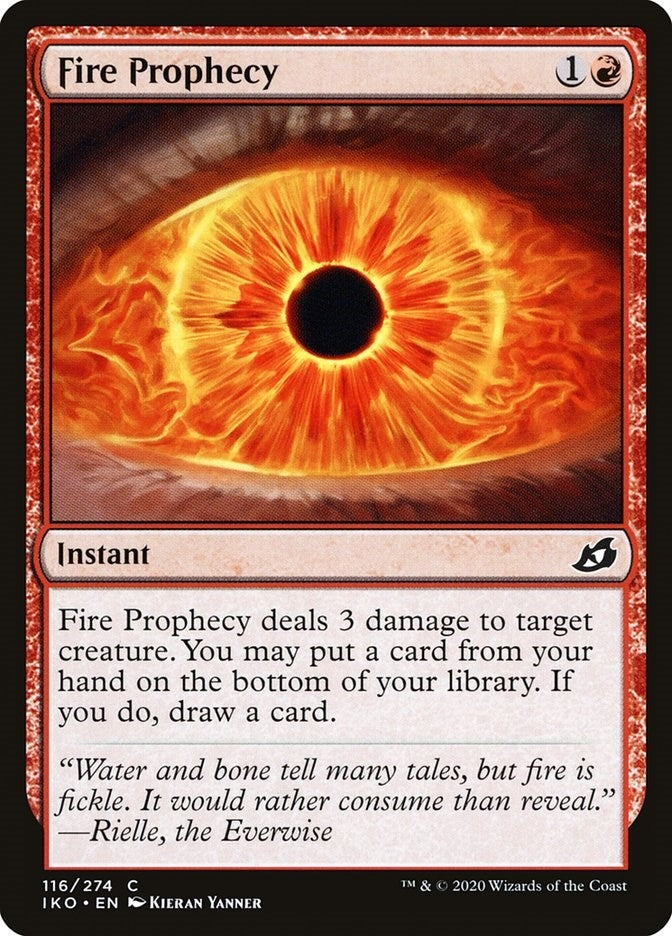 Image for Fire Prophecy (116) [Ikoria: Lair of Behemoths] - Magic: The Gathering