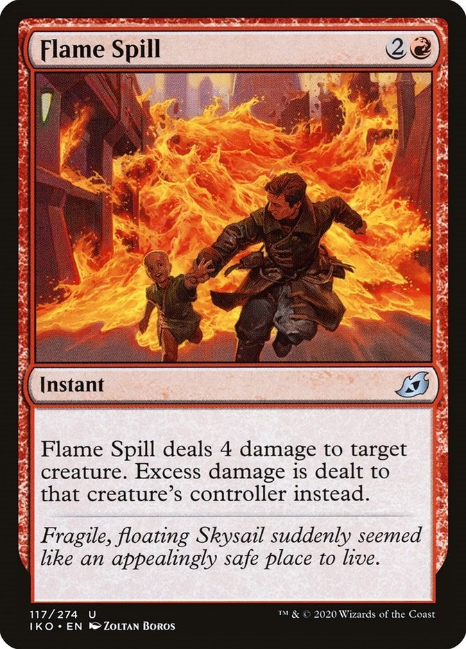 Image for Flame Spill (117) [Ikoria: Lair of Behemoths] - Magic: The Gathering