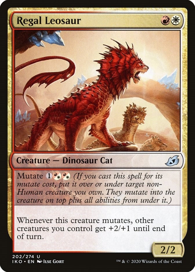 Image for Regal Leosaur (202) [Ikoria: Lair of Behemoths] - Magic: The Gathering