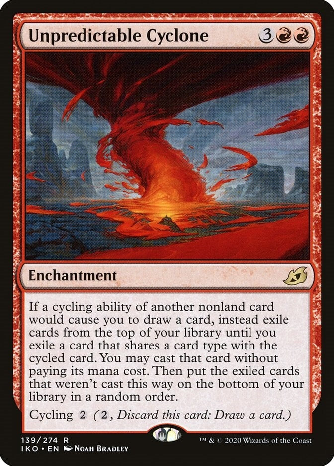 Image for Unpredictable Cyclone (139) [Ikoria: Lair of Behemoths] - Magic: The Gathering