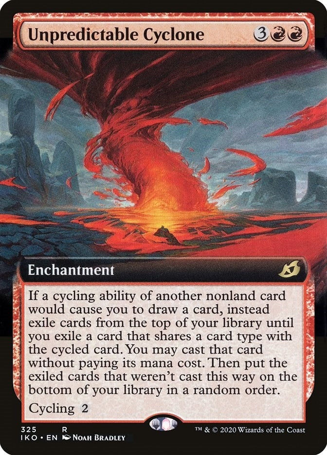 Image for Unpredictable Cyclone (Extended Art) (325) [Ikoria: Lair of Behemoths] - Magic: The Gathering