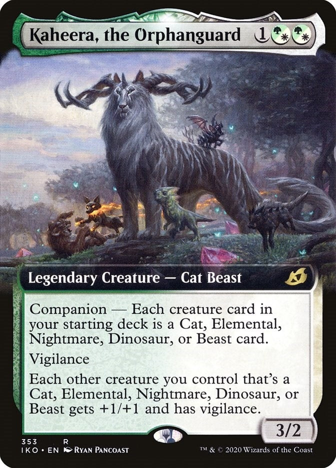 Image for Kaheera, the Orphanguard (Extended Art) (353) [Ikoria: Lair of Behemoths] - Magic: The Gathering