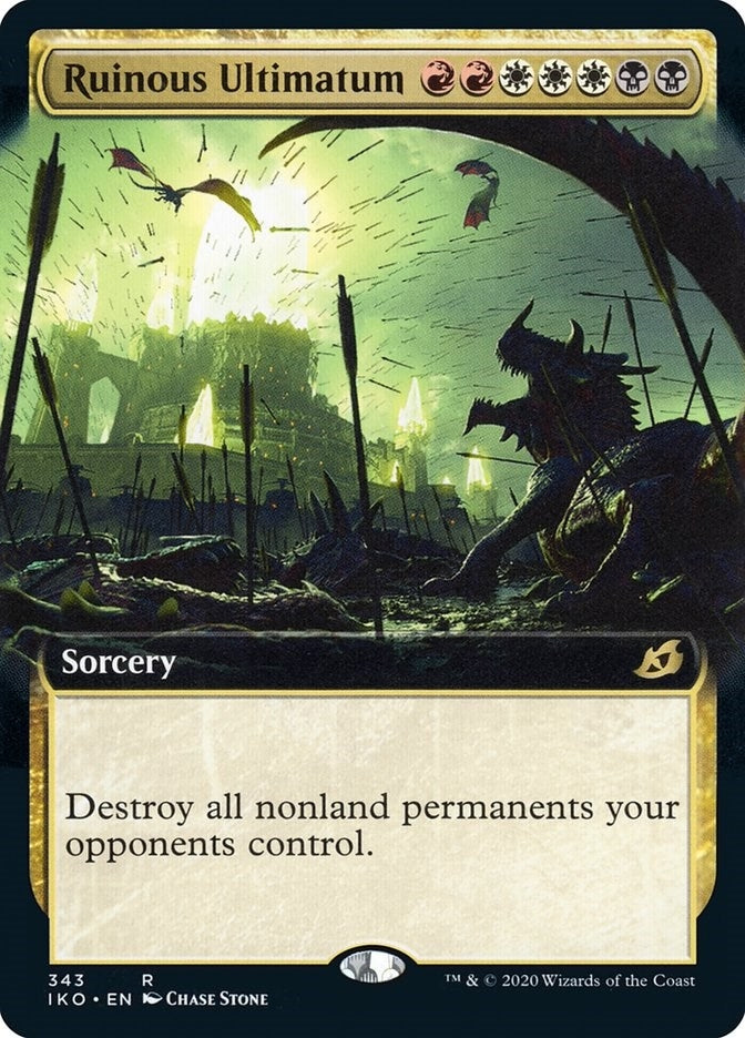 Image for Ruinous Ultimatum (Extended Art) (343) [Ikoria: Lair of Behemoths] - Magic: The Gathering