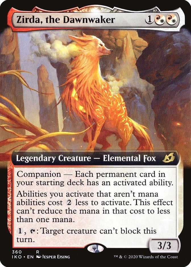 Image for Zirda, the Dawnwaker (Extended Art) (360) [Ikoria: Lair of Behemoths] - Magic: The Gathering