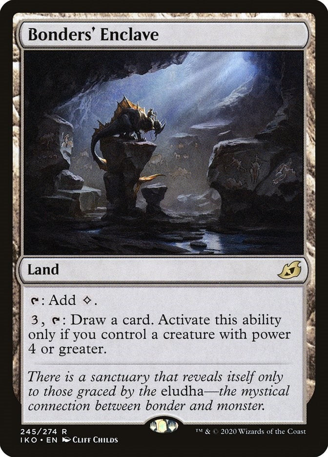 Image for Bonders' Enclave (245) [Ikoria: Lair of Behemoths] - Magic: The Gathering