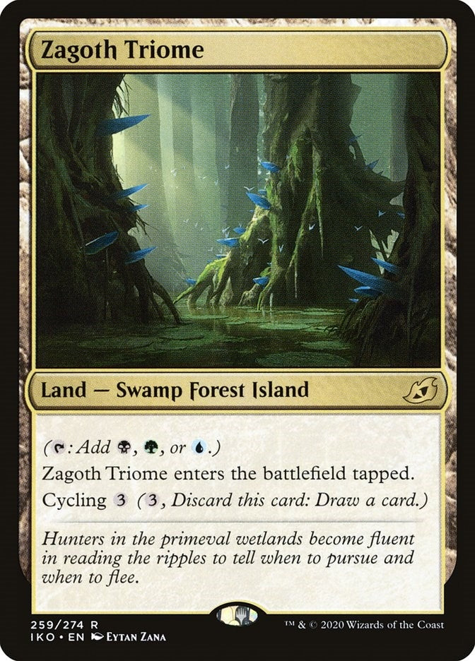 Image for Zagoth Triome (259) [Ikoria: Lair of Behemoths] - Magic: The Gathering