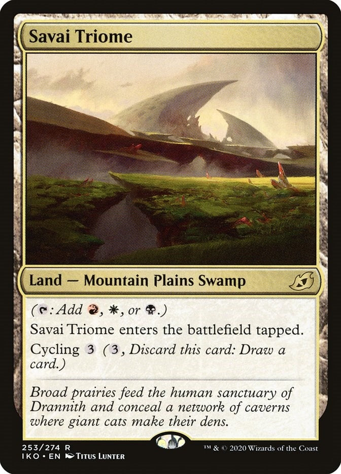 Image for Savai Triome (253) [Ikoria: Lair of Behemoths] - Magic: The Gathering