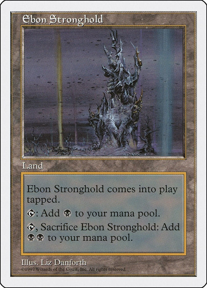 Image for Ebon Stronghold [Fifth Edition] - Magic: The Gathering