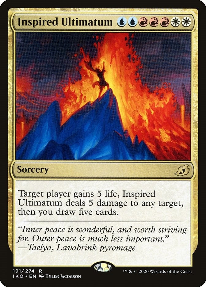 Image for Inspired Ultimatum (191) [Ikoria: Lair of Behemoths] - Magic: The Gathering