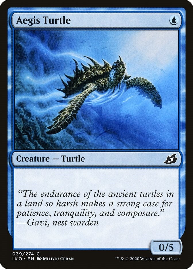 Image for Aegis Turtle (39) [Ikoria: Lair of Behemoths] - Magic: The Gathering