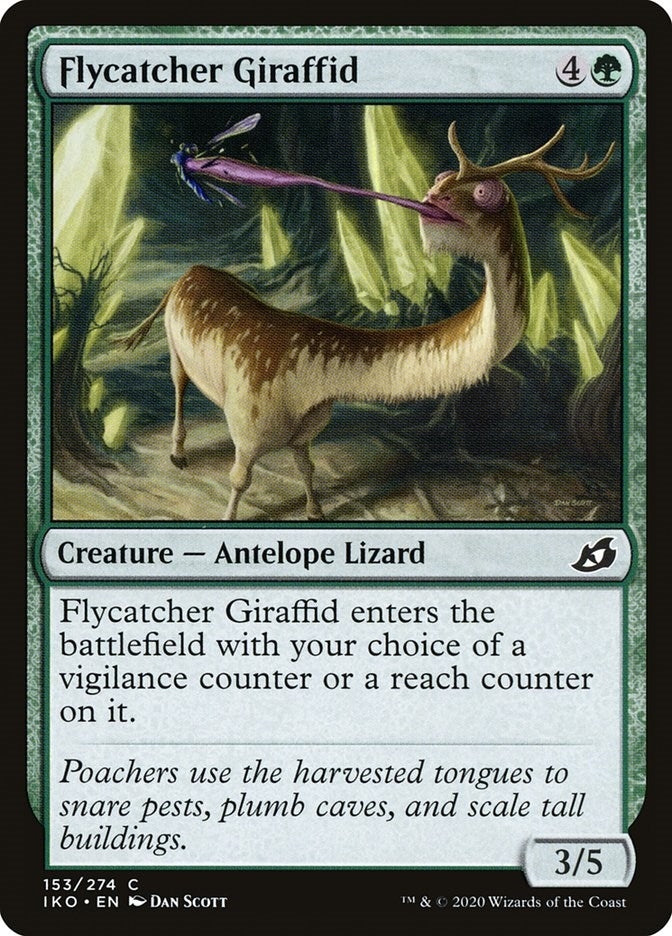 Image for Flycatcher Giraffid (153) [Ikoria: Lair of Behemoths] - Magic: The Gathering