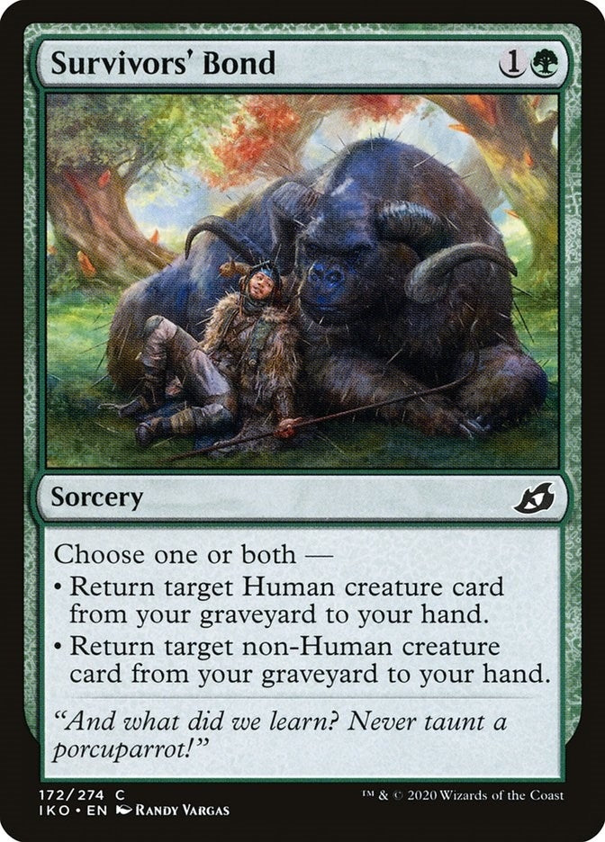 Image for Survivors' Bond (172) [Ikoria: Lair of Behemoths] - Magic: The Gathering
