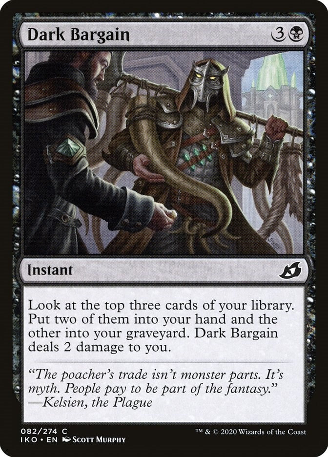 Image for Dark Bargain (82) [Ikoria: Lair of Behemoths] - Magic: The Gathering