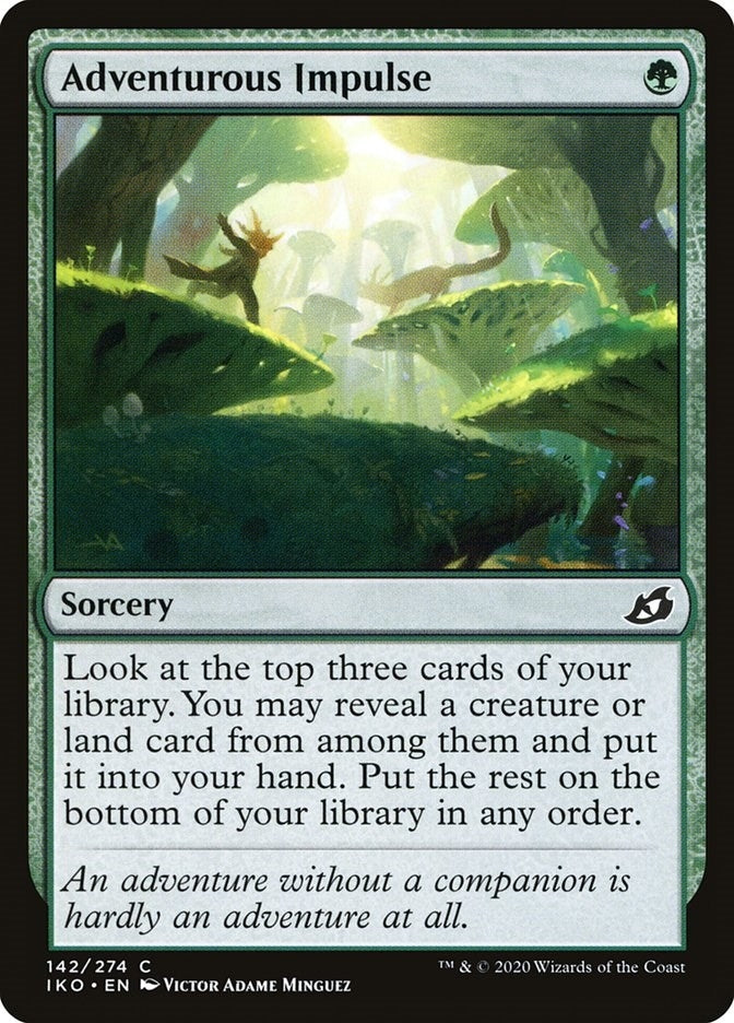 Image for Adventurous Impulse (142) [Ikoria: Lair of Behemoths] - Magic: The Gathering