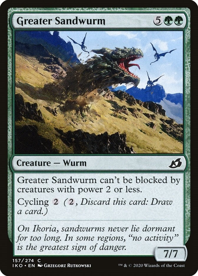 Image for Greater Sandwurm (157) [Ikoria: Lair of Behemoths] - Magic: The Gathering